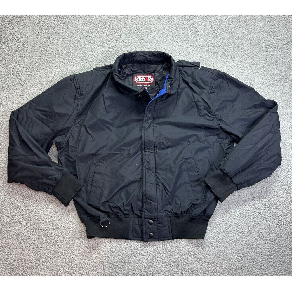 Vintage Crown 1999 Ford Mustang 35th Anniversary Jacket Men's Medium Made In USA - Picture 1 of 8
